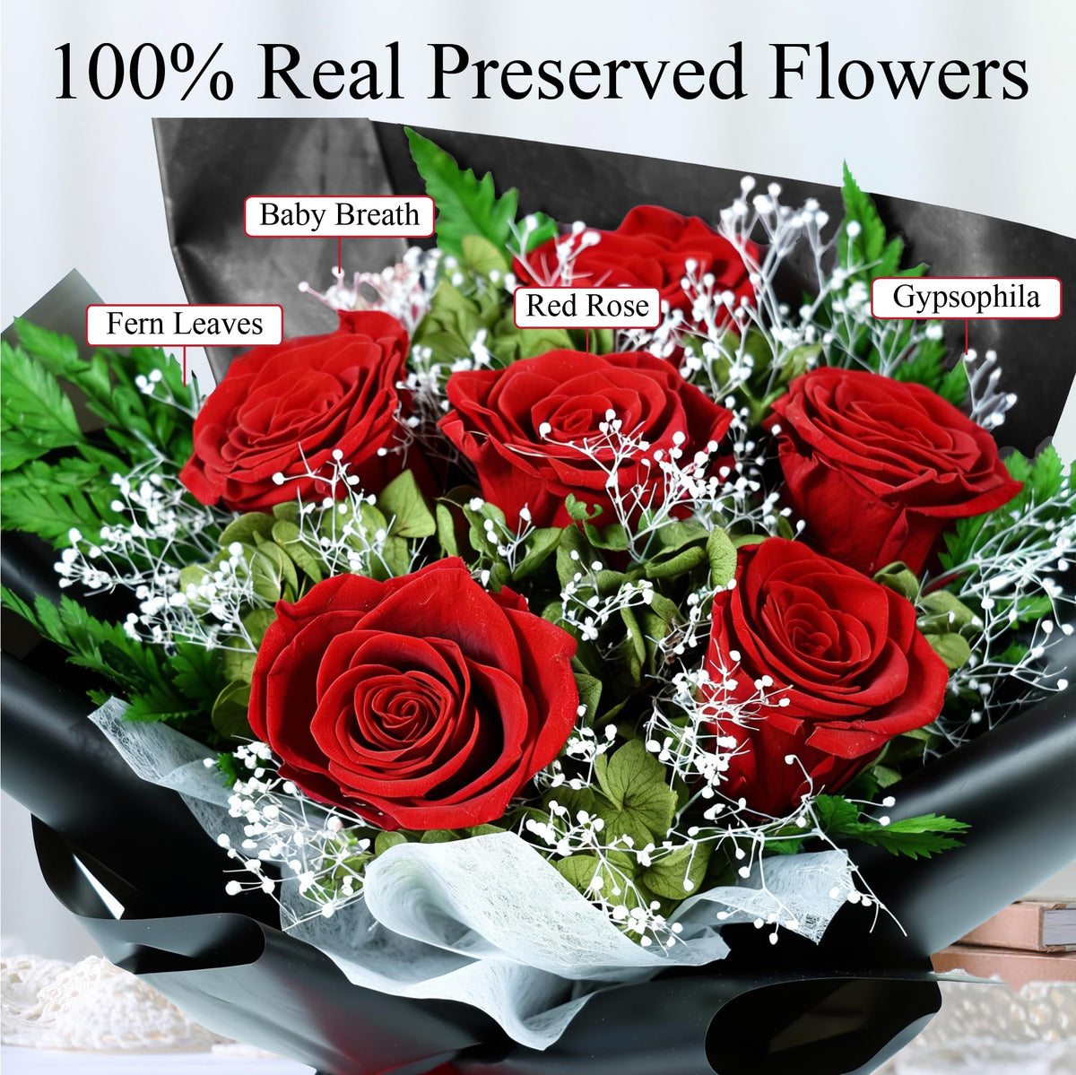 TUCCI FLORAL Gift box packaging arrives ready to give
