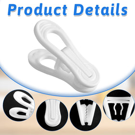 Close-up of Tucnoeu ABS plastic clip with smooth edges.
