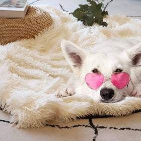 Tuddrom faux fur throw as photography prop for warm scenes