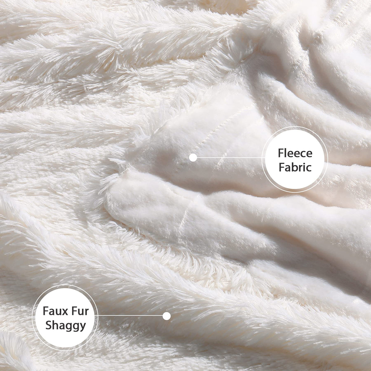 Tuddrom 50x60 cream blanket sized for individuals or couples