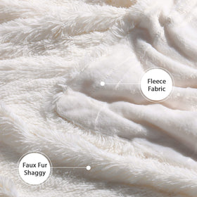 Tuddrom 50x60 cream blanket sized for individuals or couples