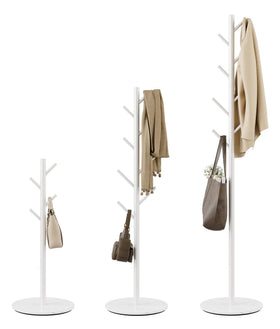 Tujurich coat rack with 8 hooks keeps entryway neatly organized.