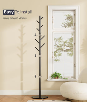 Tujurich modern entryway stand complements contemporary decor.