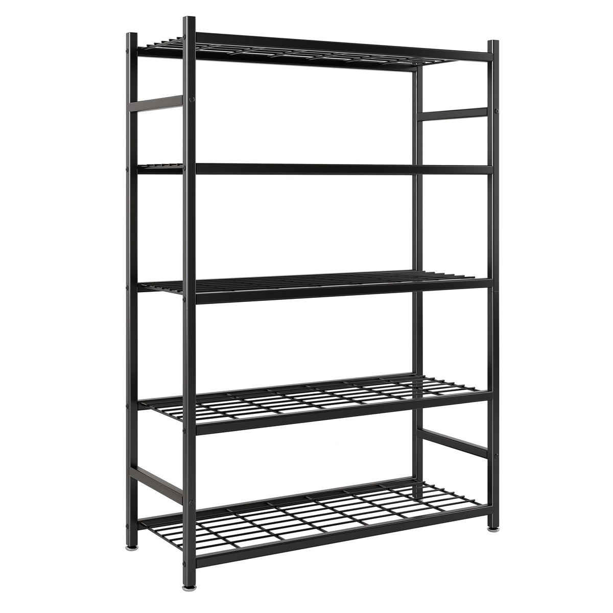 Tujurich 5-tier metal storage shelves ready for garage organization