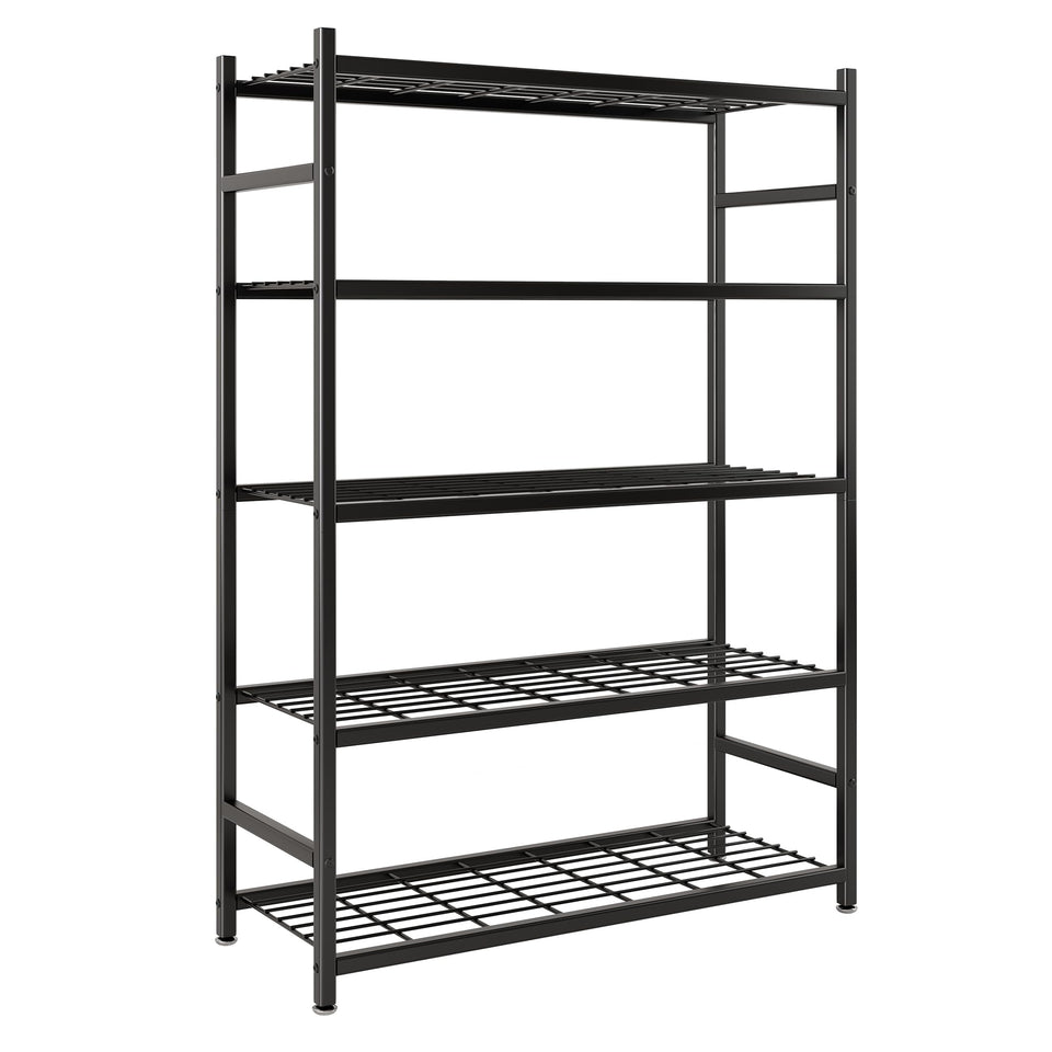 Tujurich 5-tier metal storage shelves ready for garage organization