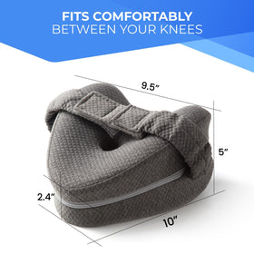 TULARIS adjustable-strap pillow supports hip alignment during sleep.