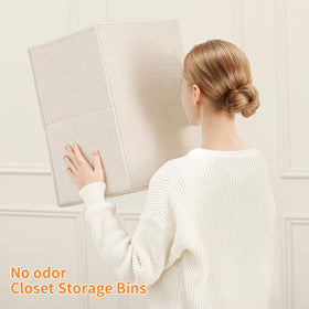 Tulinstiraga washable fabric bin kept clean with easy washing.