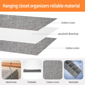 Tulinstiraga washable cotton-linen fabric keeps closet pieces clean and fresh between uses