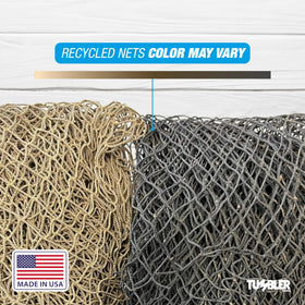Tumbler Home real repurposed fish net offers rustic nautical authenticity