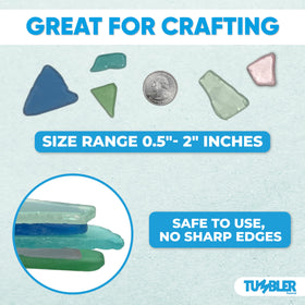 Tumbler Home sea glass jewelry-ornament pieces offer versatile accents for projects.