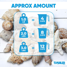 Tumbler Home 1 lb shell collection perfect as vase fillers and craft projects.