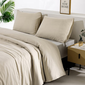 TUMEI linen pillowcase queen soft texture inviting relaxed sleep