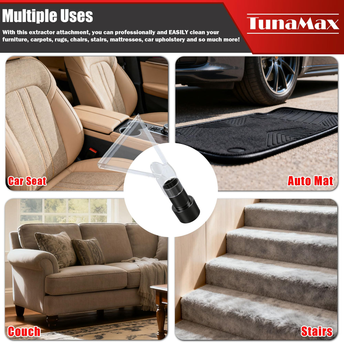 TunaMax extractor turns a regular vacuum into a versatile DIY cleaner