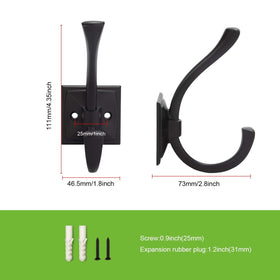 TUNNY antique design hook close-up, durable hardware for daily use.
