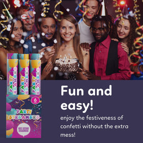 TUR Party Supplies no mess design helps quick cleanup after dazzling moments
