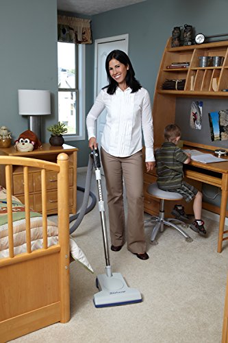 Turbocat low profile powerhead compatible with all central vacuum systems for flexible cleaning