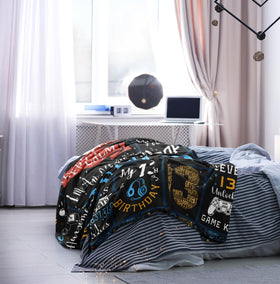 Turelos blanket 60x50in size, suitable for versatile teen spaces.