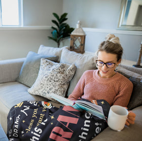 Turelos Korean drama blanket with soft flannel fabric for cozy movie nights.
