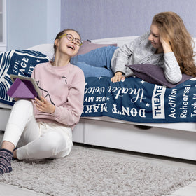 Turelos theater gifts blanket packaged as a gift-ready present