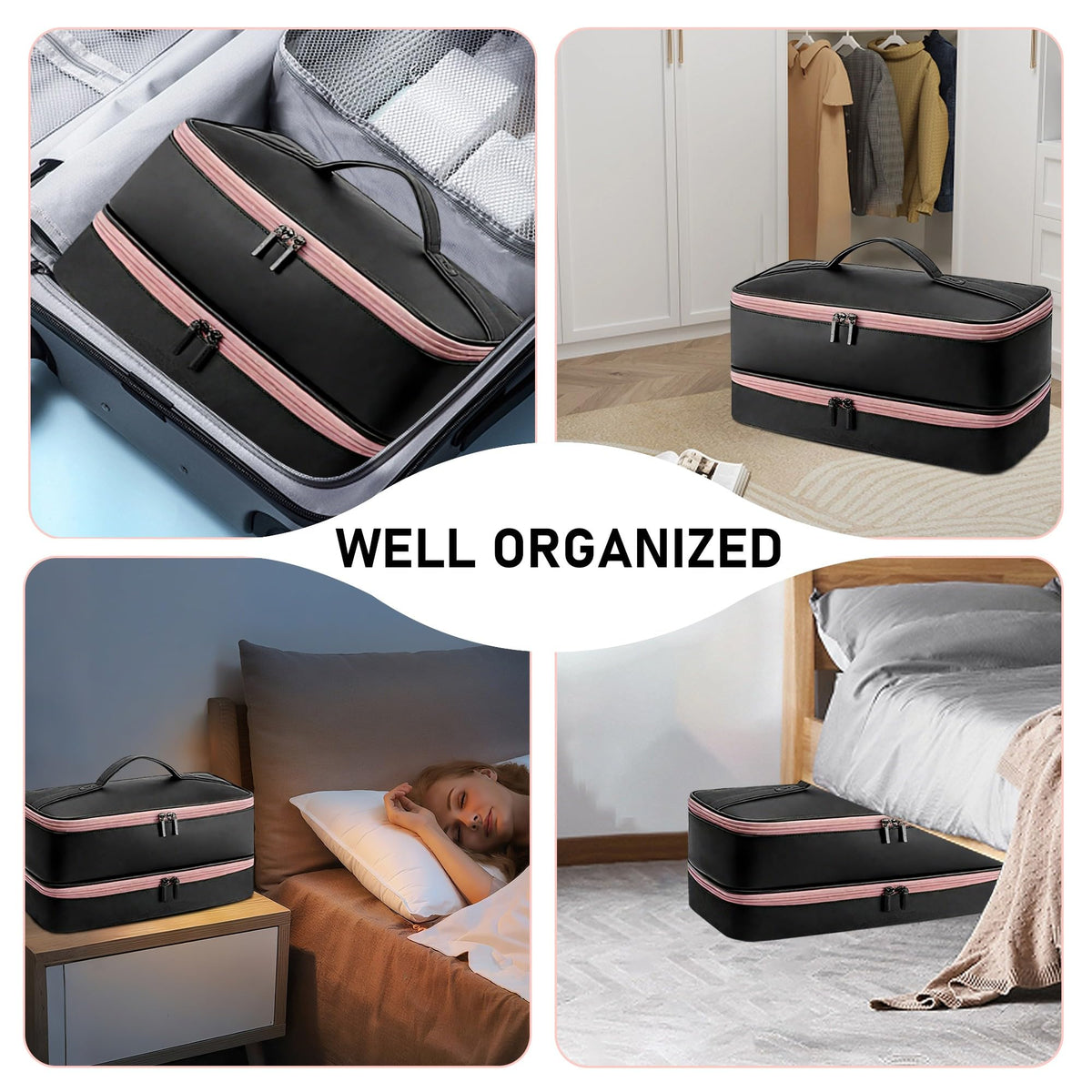 Turesmith portable storage with a handle for easy carry.