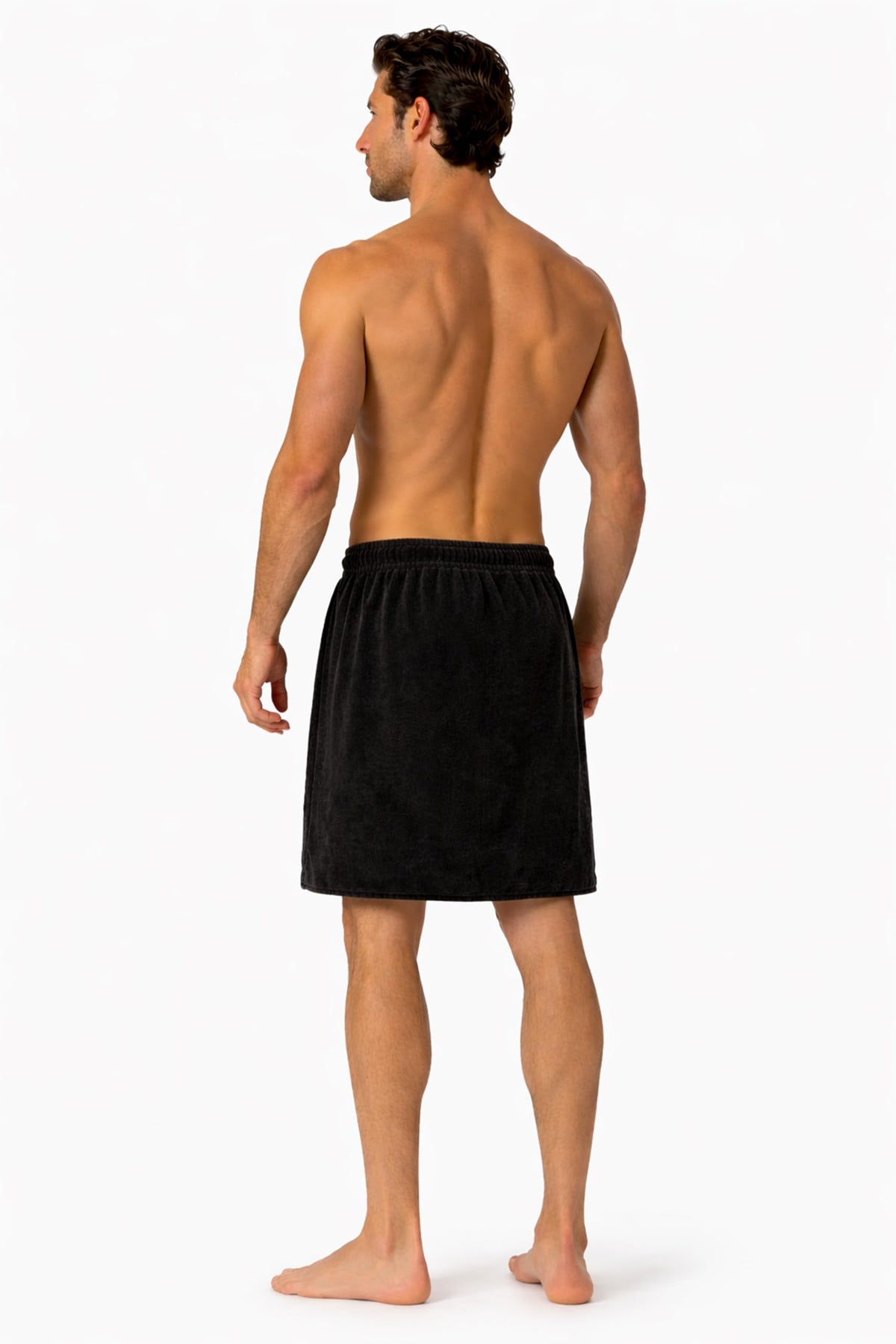 One-size design with elastic band ensures a customizable, snug wrap.