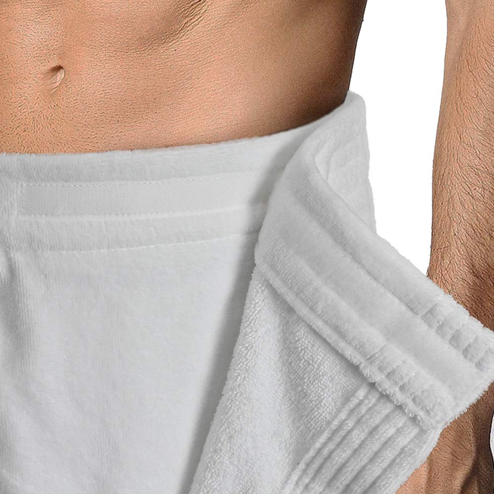 Pocket-filled design keeps essentials within reach after drying off