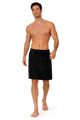 Turkish Linen Body Wrap with adjustable top closure for a secure, comfortable fit.