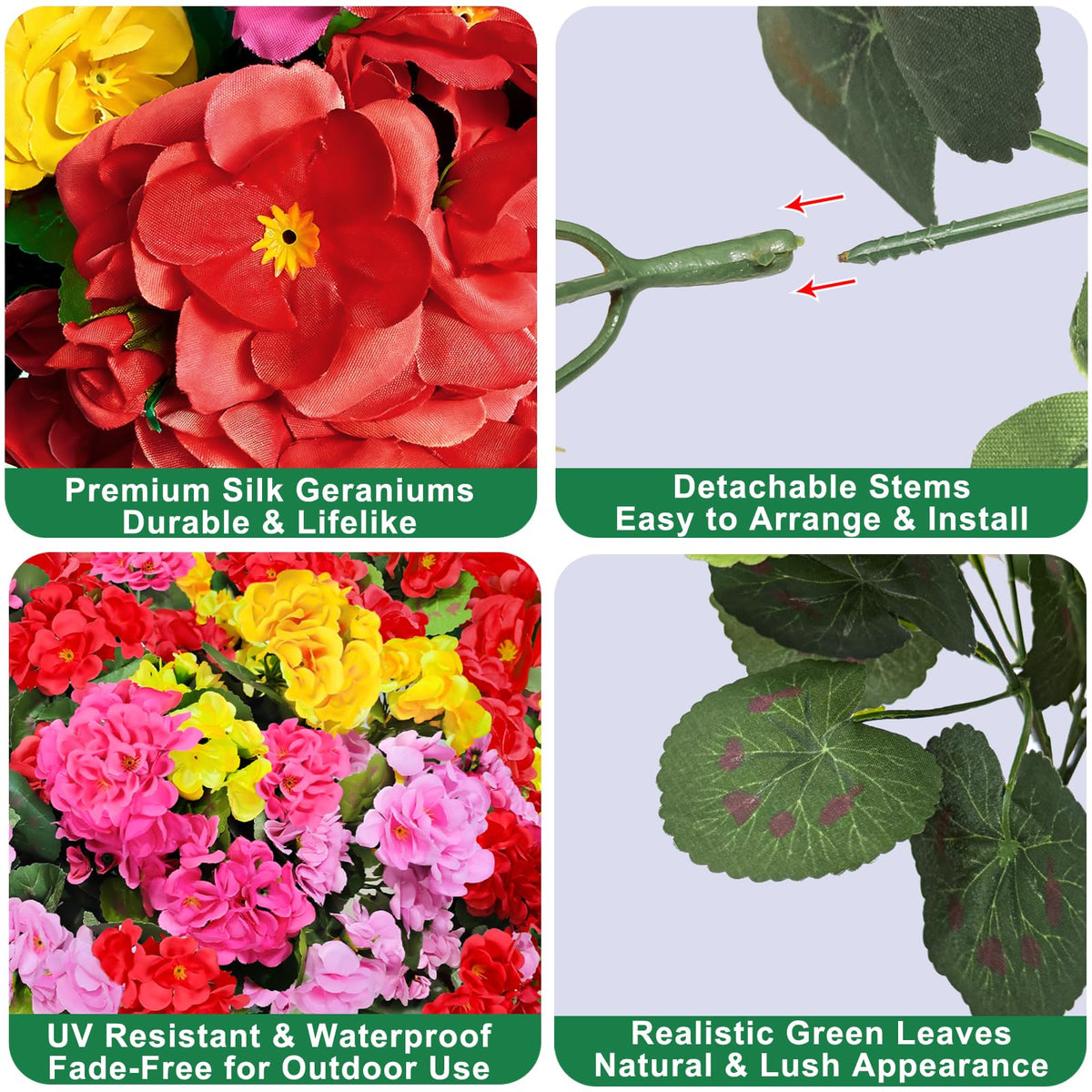 TURNMEON waterproof outdoor arrangement suits porches and patios year-round.