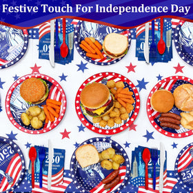 TURNMEON blue forks provide sturdy dining and simple post event disposal