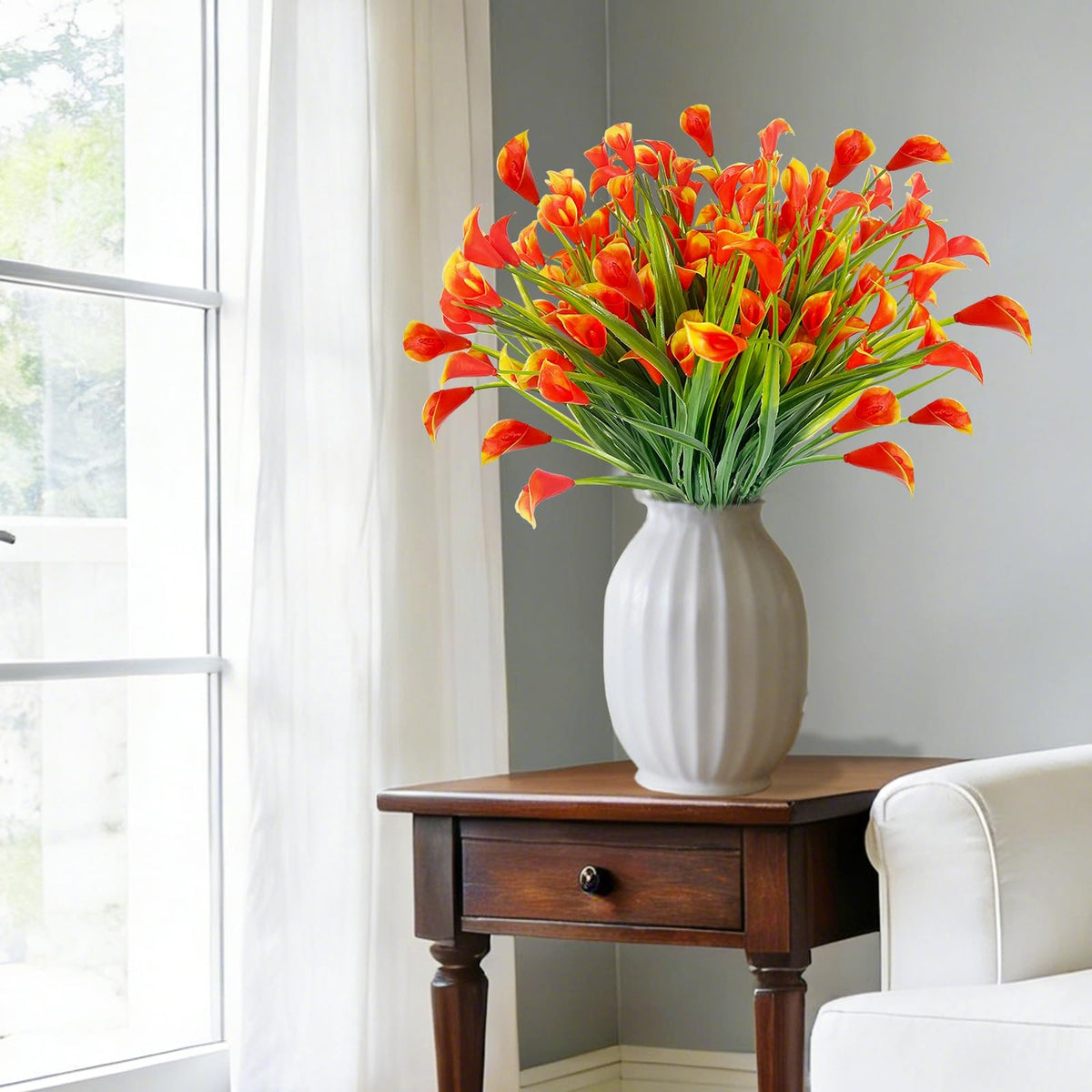 Turnmeon Calla Lily disassemblable flower heads for easy reconfiguration