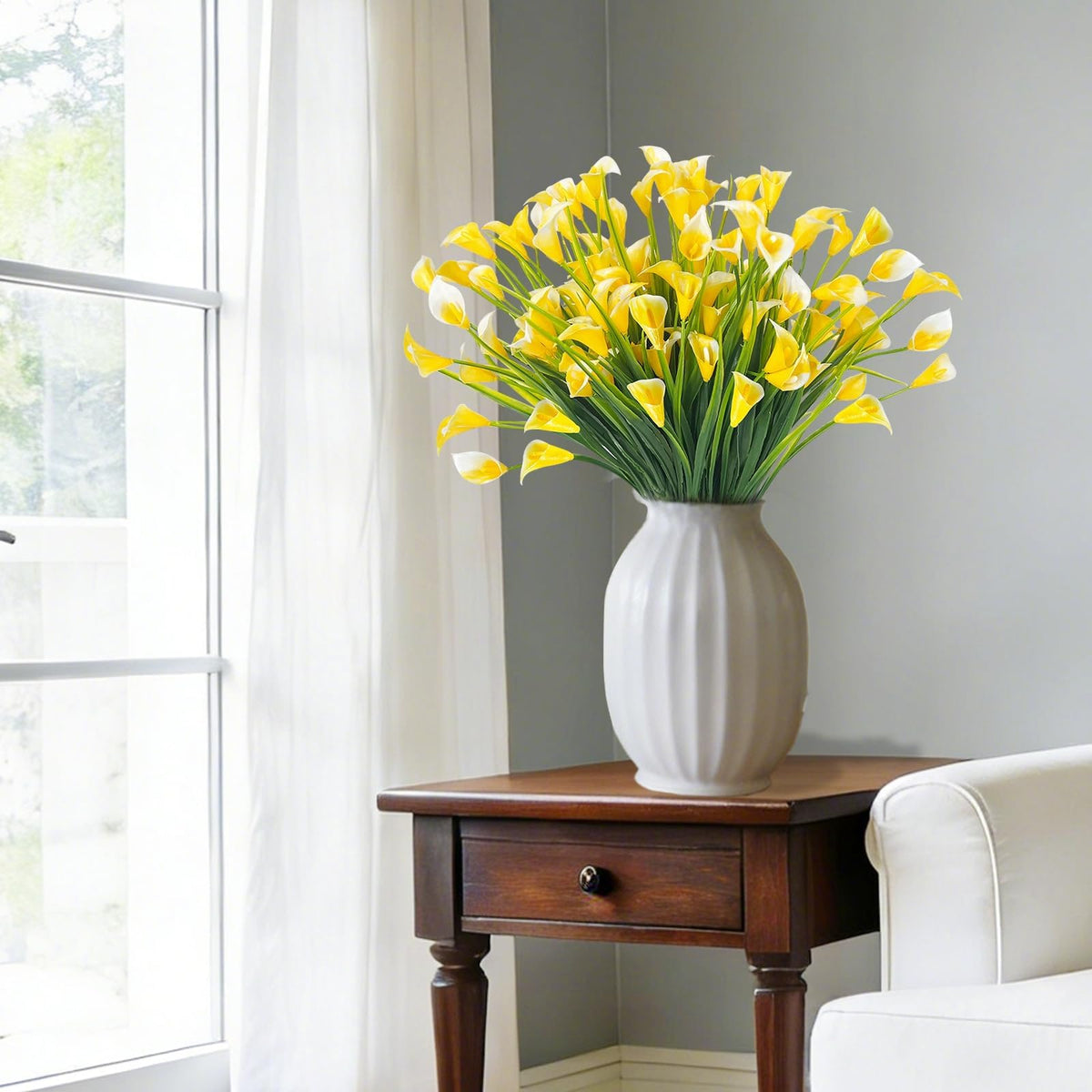 Turnmeon Calla Lily adjustable stems support DIY arrangements.