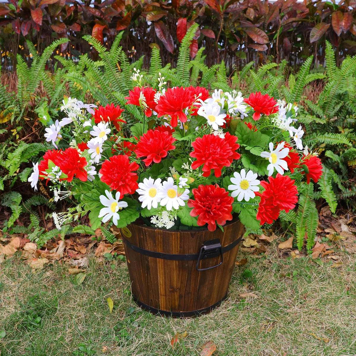 TURNMEON color-fast UV-resistant red flowers for long-lasting display