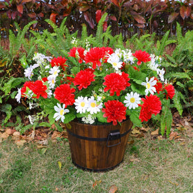 TURNMEON color-fast UV-resistant red flowers for long-lasting display
