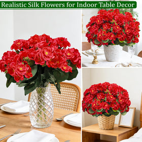 TURNMEON adjustable leaves geraniums for versatile arrangement.