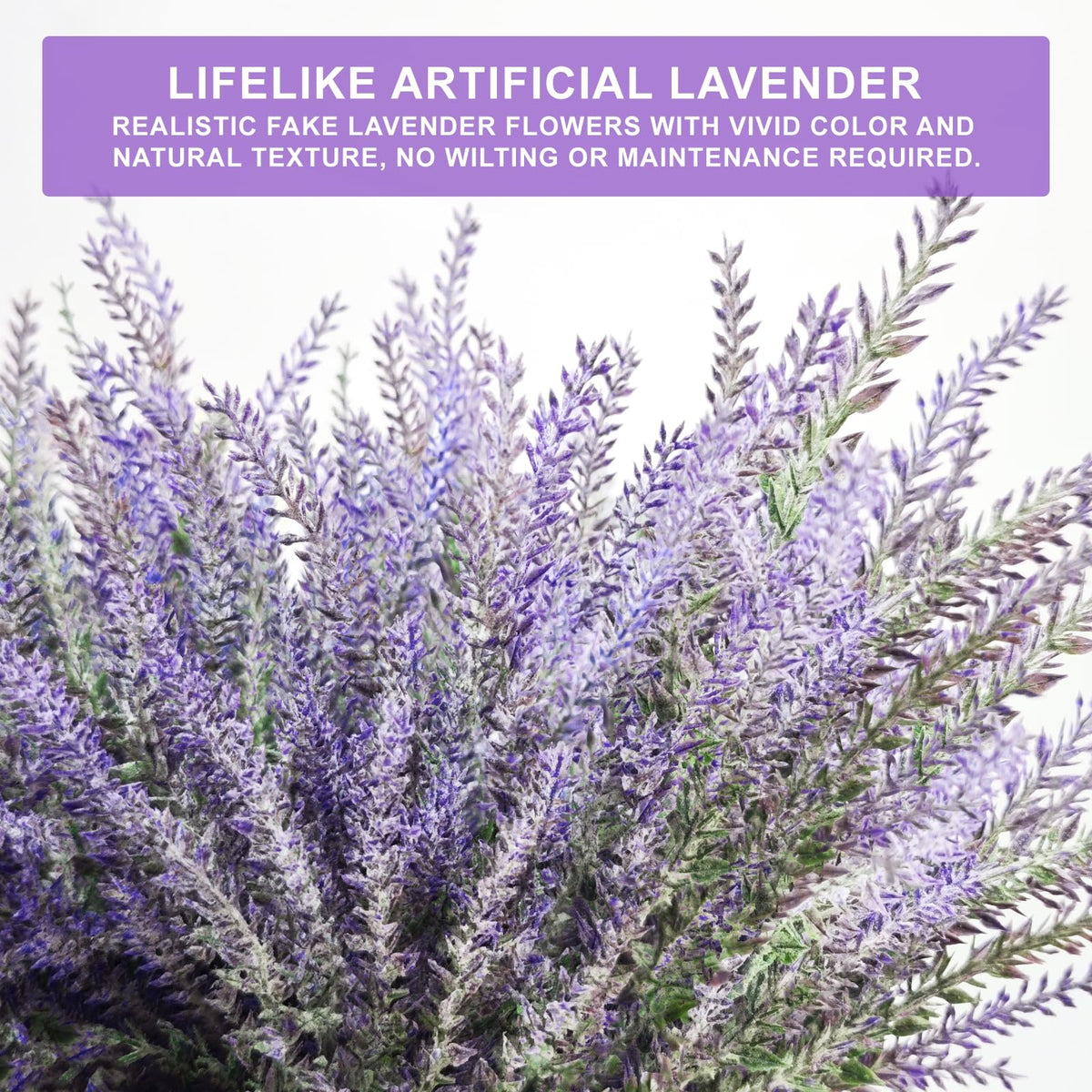 TURNMEON lavender stems arranged in garden container with bushy fullness