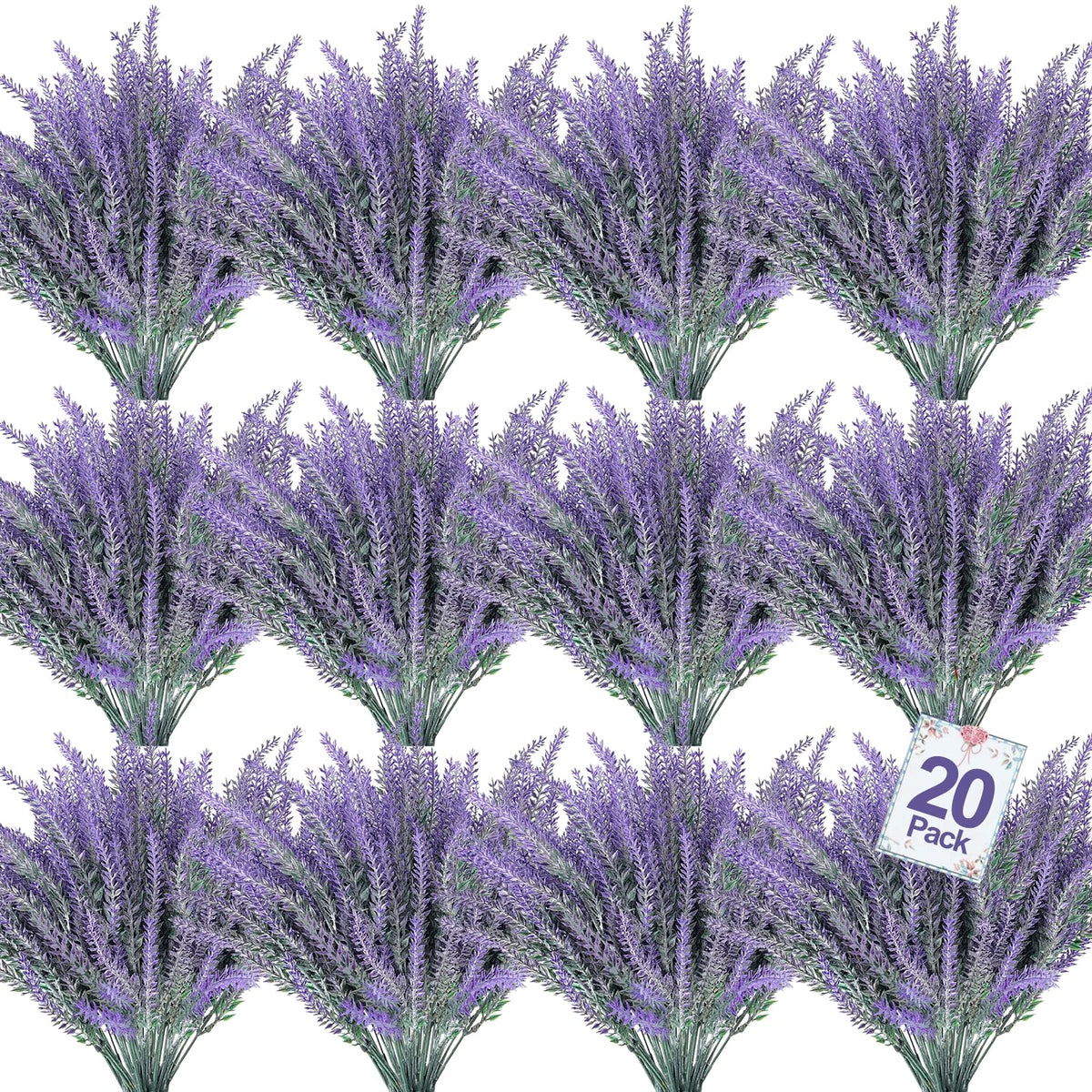 TURNMEON lavender outdoor bundle UV-resistant for sunlit porch display