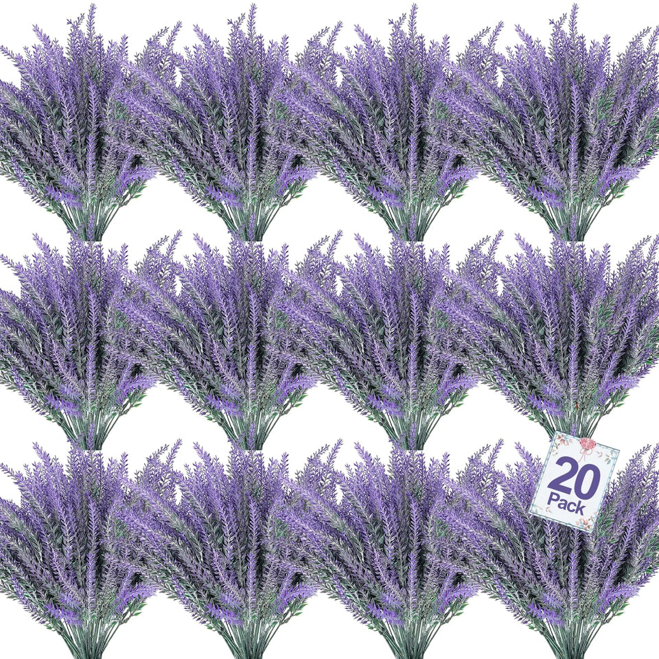 TURNMEON lavender outdoor bundle UV-resistant for sunlit porch display