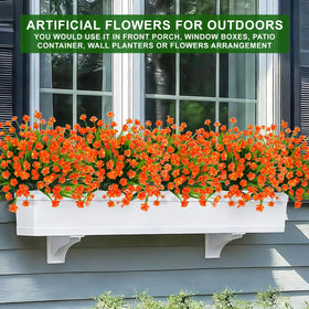 TURNMEON natural-looking faux flowers with easy maintenance