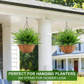 TURNMEON No-fade foliage withstands wind and rain for outdoor displays.