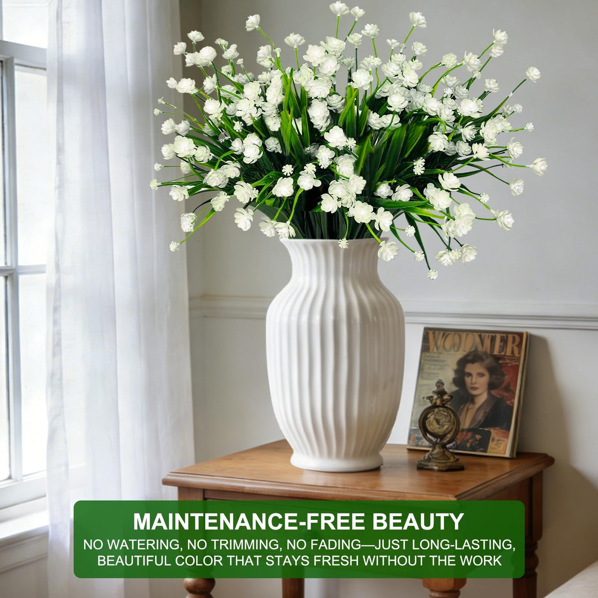 TURNMEON no-watering required, low-maintenance decor for gardens.