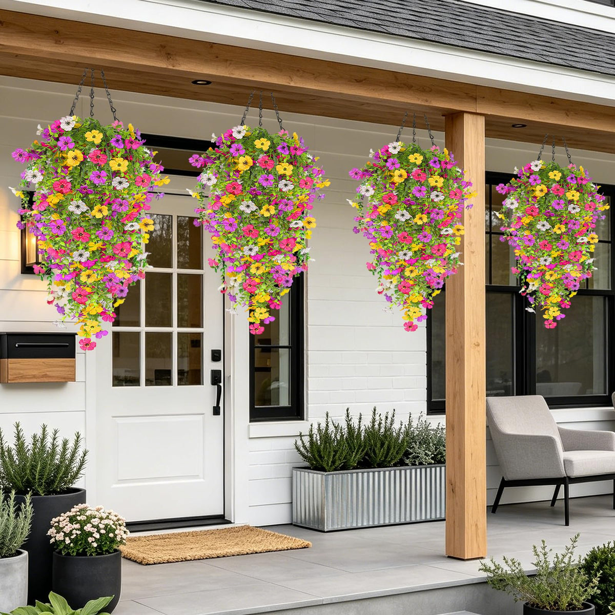 TURNMEON outdoor flowers patio decor adds year-round charm indoors or outdoors.