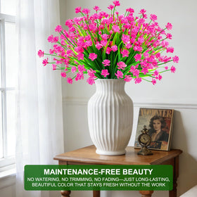 TURNMEON realistic camellia, grass, and eucalyptus add natural charm anywhere
