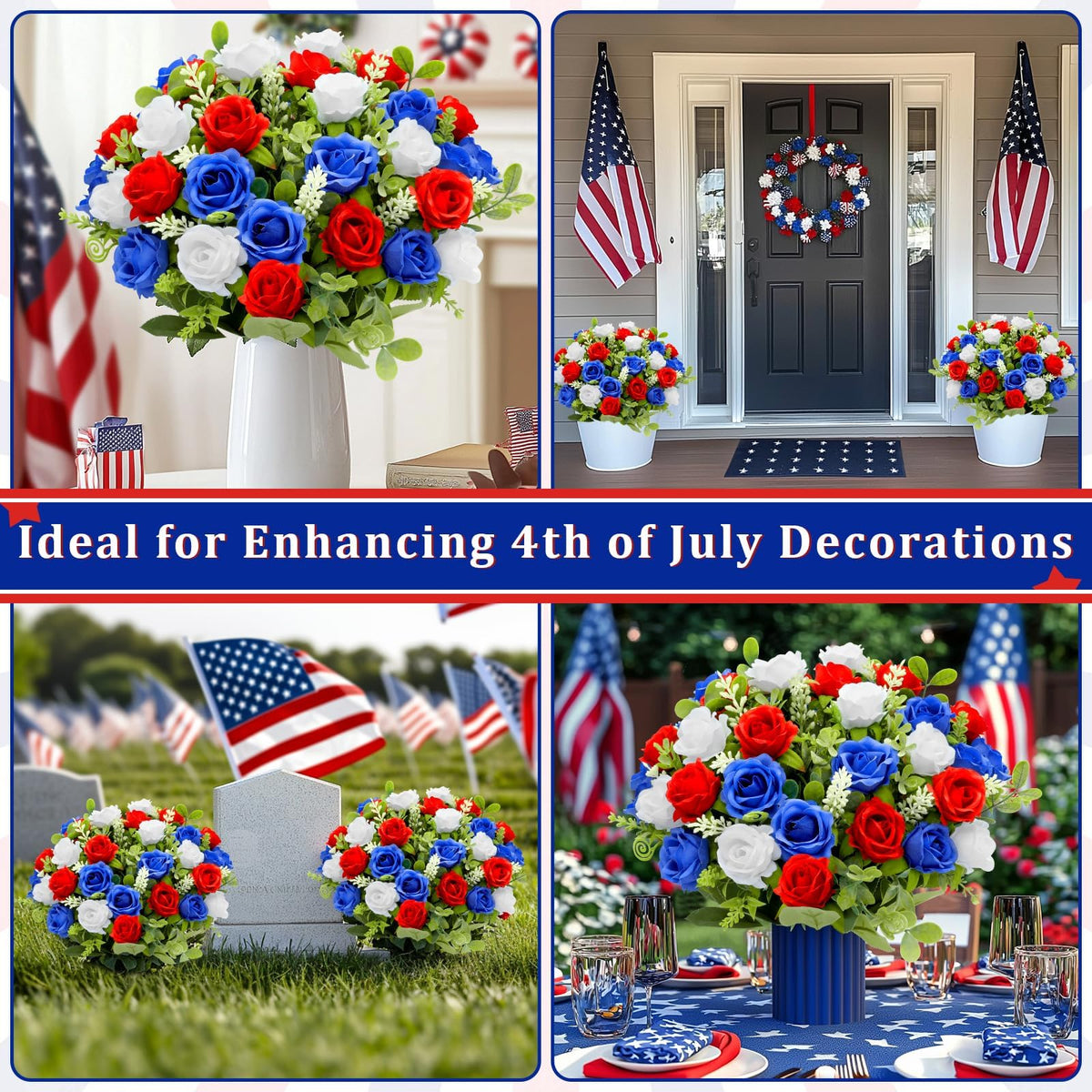 TURNMEON silk memorials ideal for cemetery displays and home interiors.