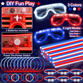 TURNMEON triple-hole bracelet connectors for DIY glow accessories