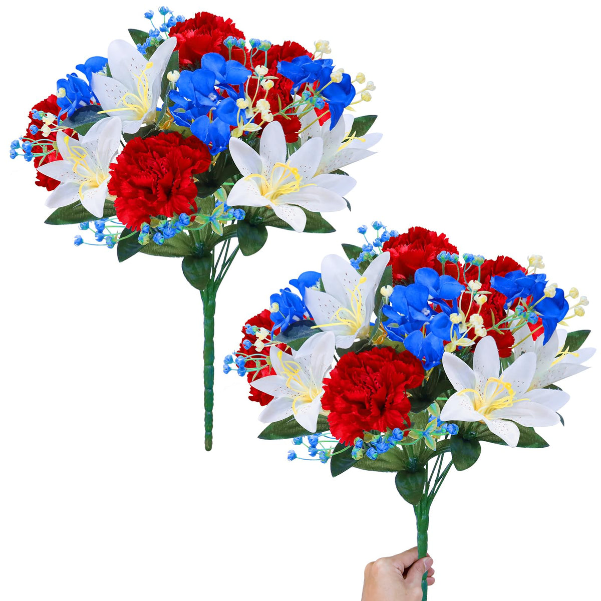 TURNMEON veterans tribute bouquet suited for USA anniversaries and ceremonies.