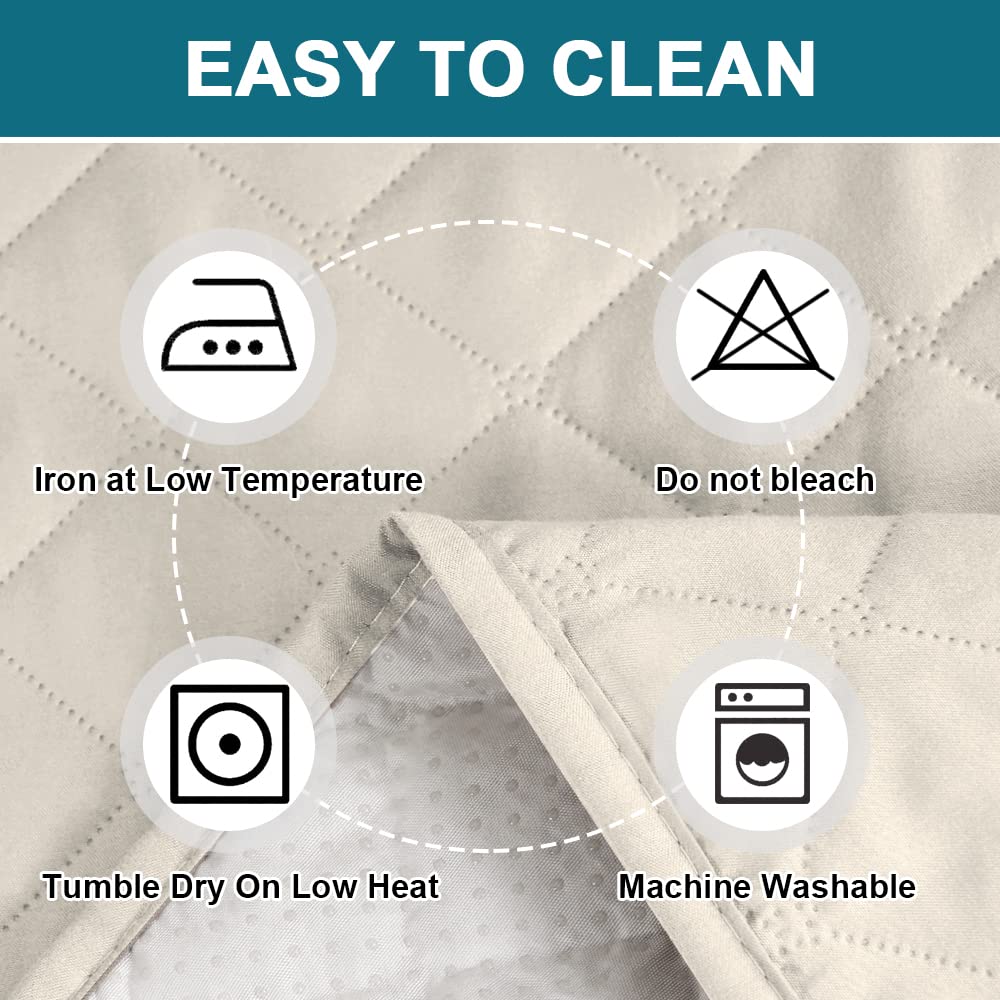 Care label shows cold washing and low-heat tumble dry instructions.