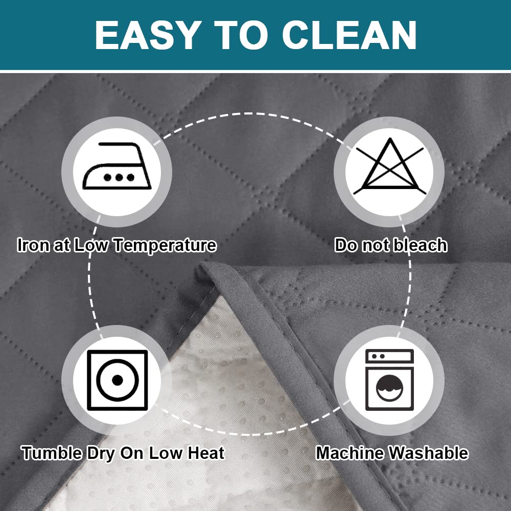 Turquoize pet friendly cover protects against dander and scratches