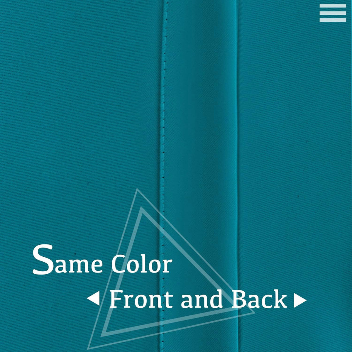 Turquoize teal blackout curtains thermal insulation hinting at energy efficiency