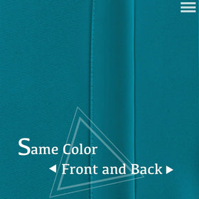 Turquoize teal blackout curtains thermal insulation hinting at energy efficiency