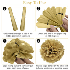 Turypaty 50th anniversary decor kit contents inspire cohesive party styling